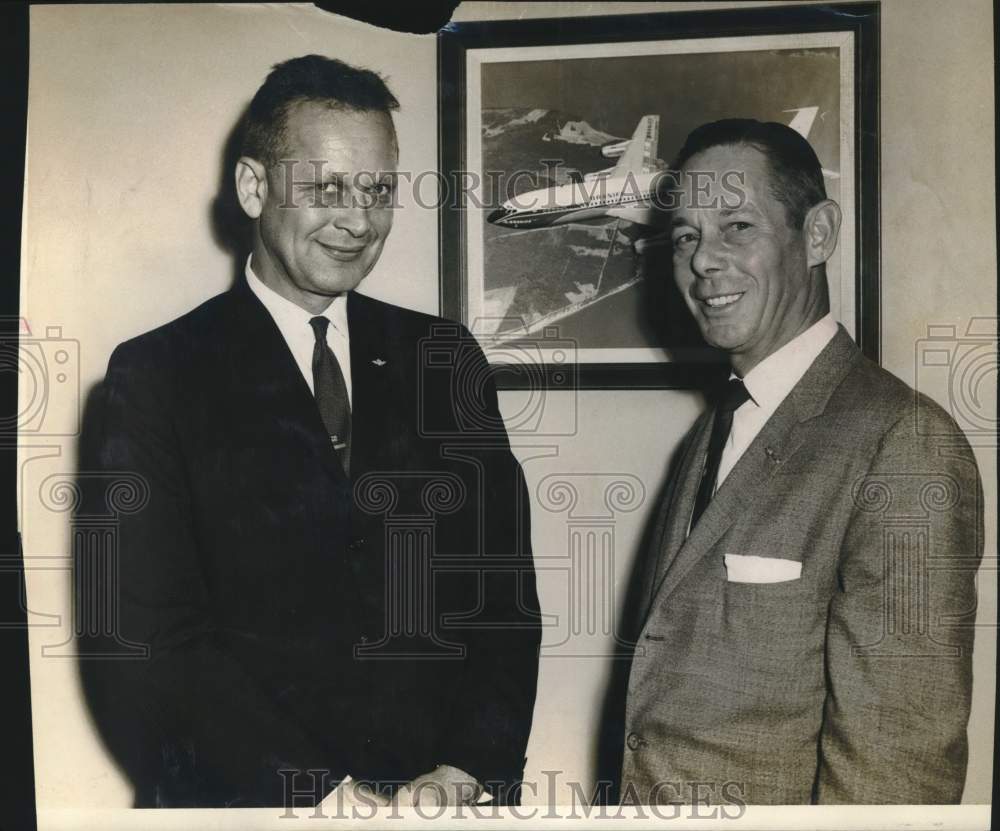 1961 A. F. Novak with unidentified person, Texas - Historic Images