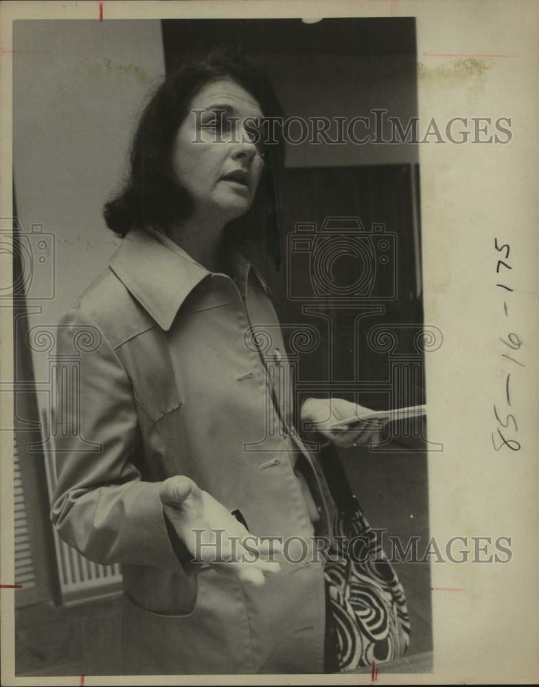 1974 Frances Ferenthold at Woman&#39;s Place - Historic Images