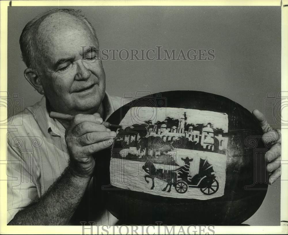 Press Photo Peter O&#39;Keefe, Watermelon Designer - Historic Images