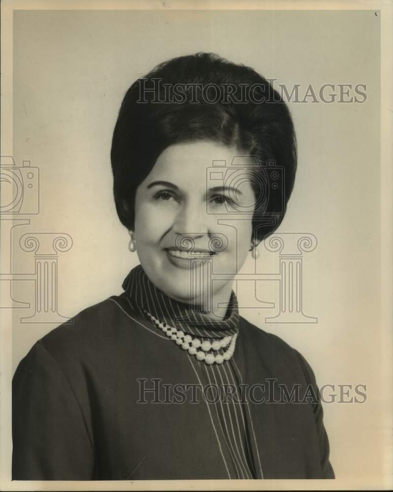 1969 Press Photo Ruby Potts, Home Service Supervisor of CPSB - Historic Images