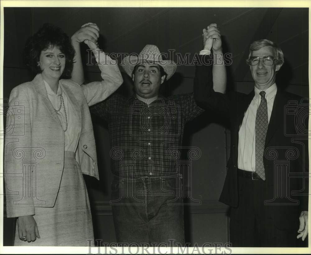 1988 Press Photo Doctor Jeanne Reesman at Shakespeare Program with Attendees - Historic Images