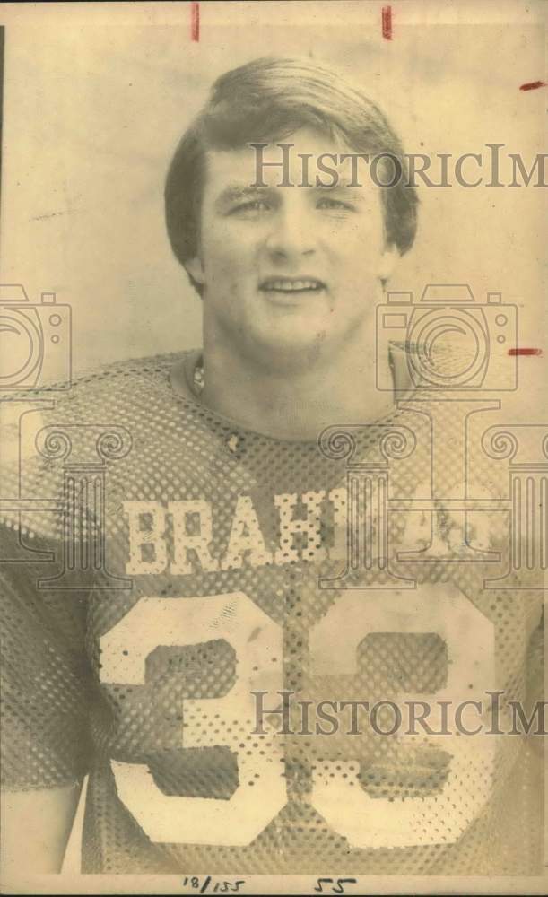 1980 Press Photo Mac Russell, High School football player, Texas - saa26132- Historic Images