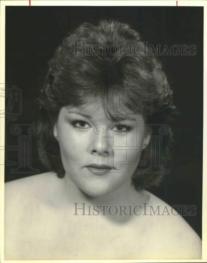 1985 Press Photo Mezzo Soprano Margaret J. Wray, Texas - Historic Images