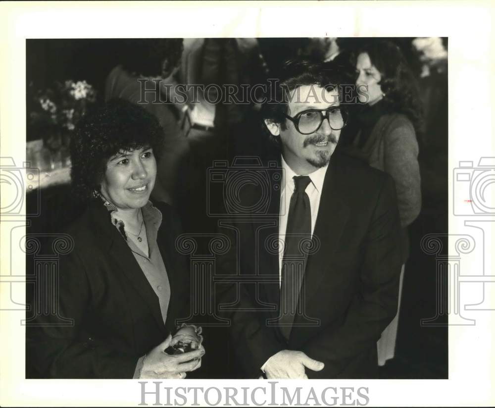 1984 Press Photo Pedro Rodriguez, new director of El Teatro Guadalupe, Texas - Historic Images