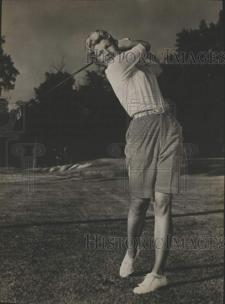 Press Photo Golfer Barbara Romack - saa27395 - Historic Images