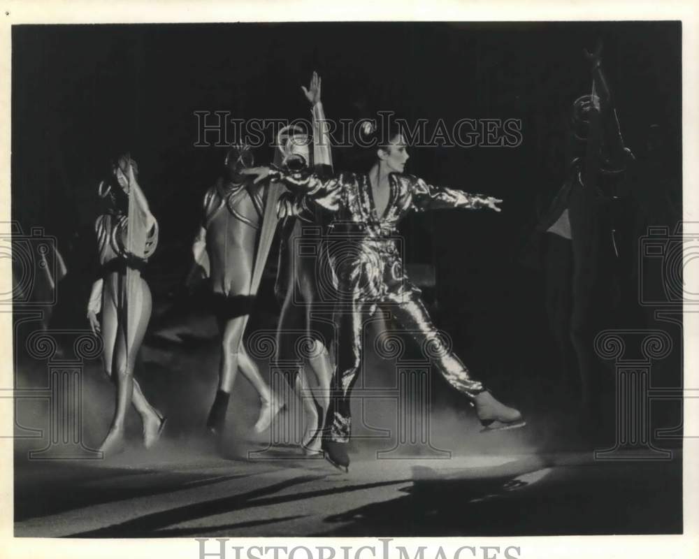 1982 Press Photo Peggy Fleming staring on "ABC's Wide World of Sports" on ABC-TV - Historic Images