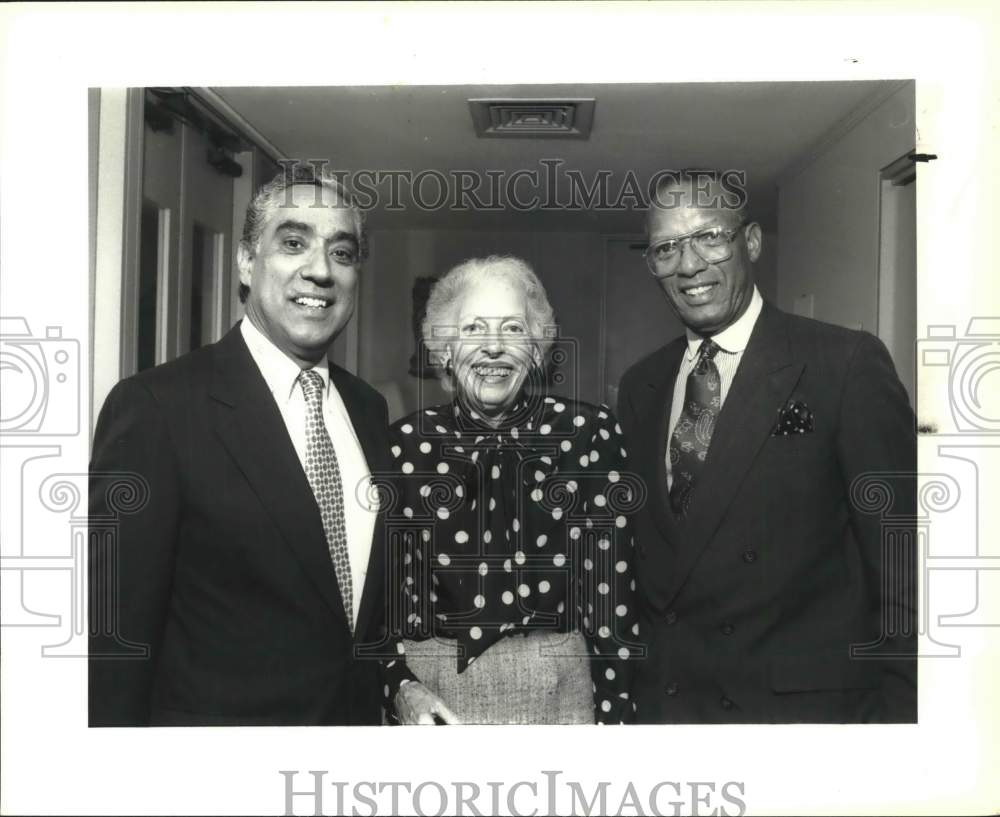 1991 Press Photo National Conference of Christians &amp; Jews luncheon guests, Texas - Historic Images