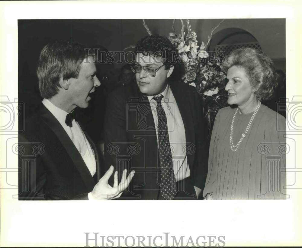 1986 Press Photo Symphony opening hight party at La Mansion del Norte, Texas - Historic Images