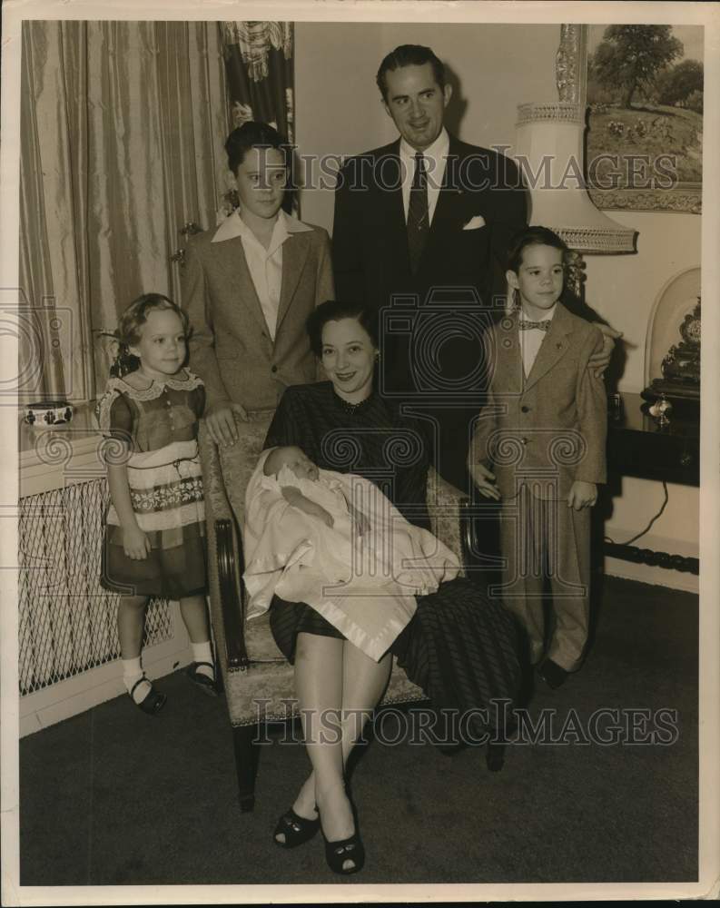 Portrait of Governor Allan Shivers and his family, Texas - Historic Images