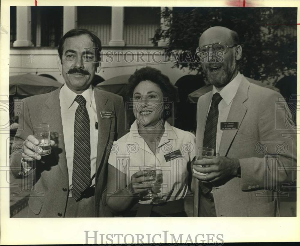 1983 Press Photo San Antonio Professional Singles Cocktail Party guests, Texas - Historic Images