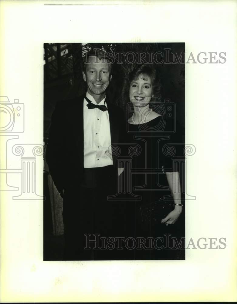 1988 Jerry Wayne and June Myers at Bachelor Auction, Texas-Historic Images