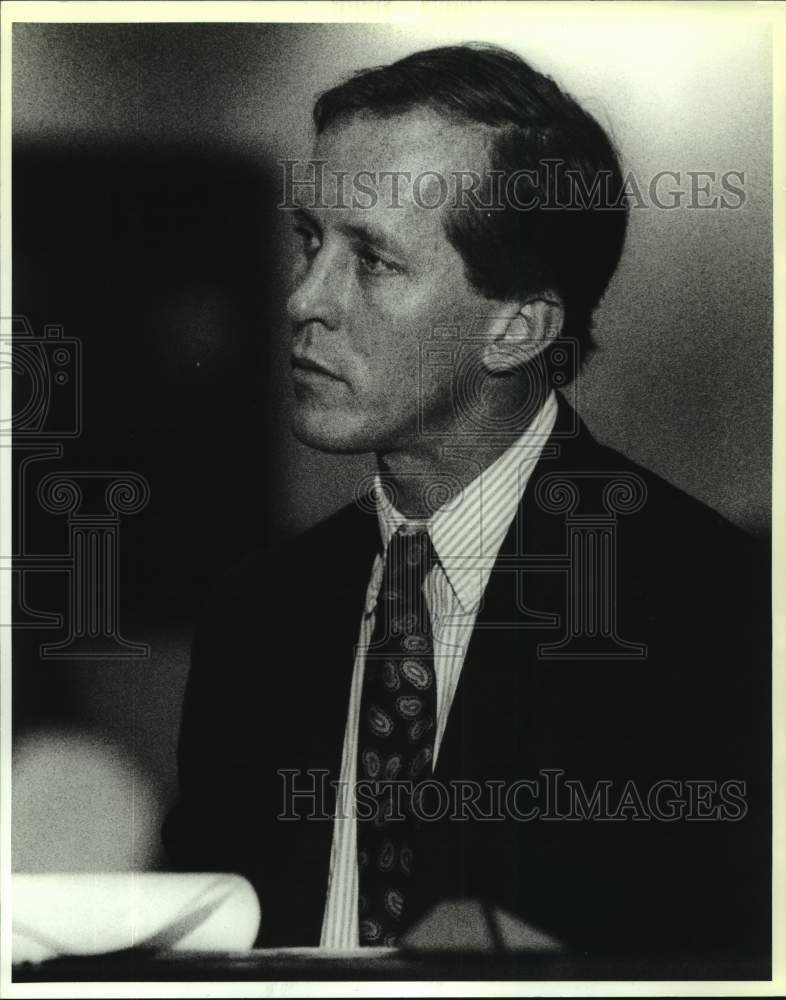 1991 Scott Wayekoff testifies at Senate mental health hearing, Texas-Historic Images