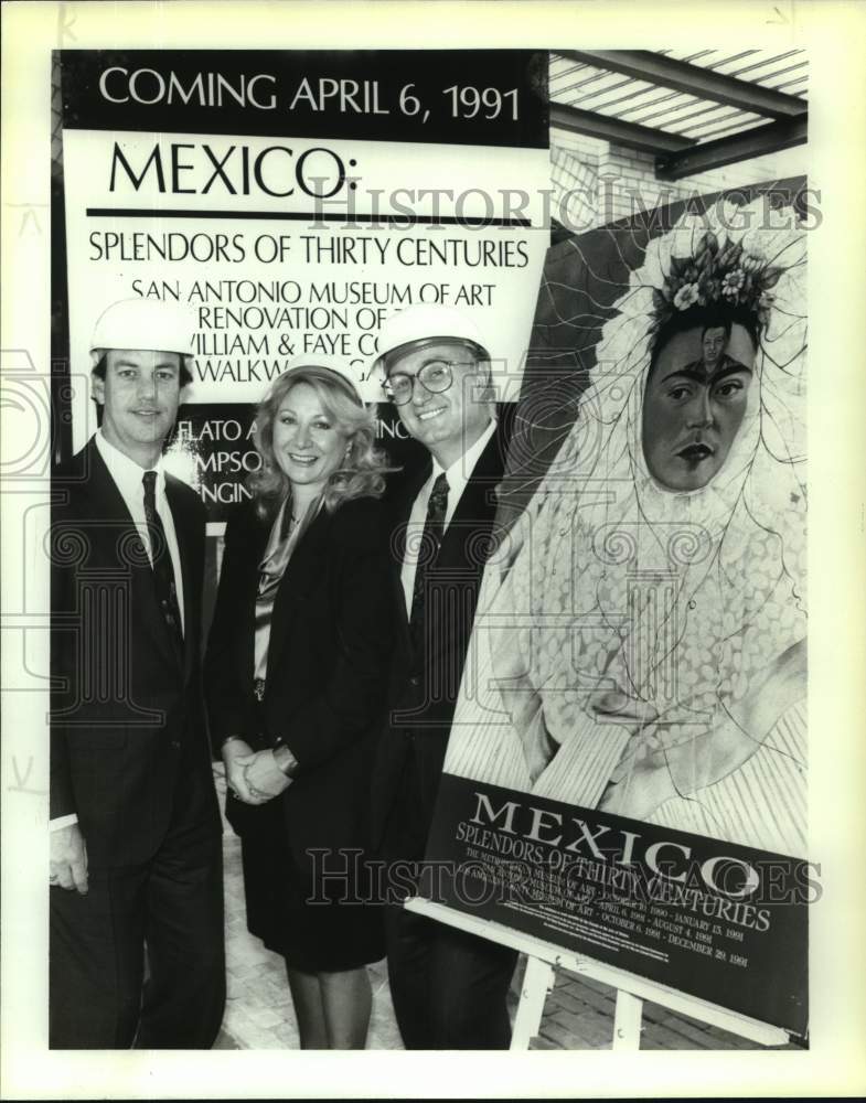 1990 Splendors of Mexico Exhibit Gala luncheon principals, Texas-Historic Images
