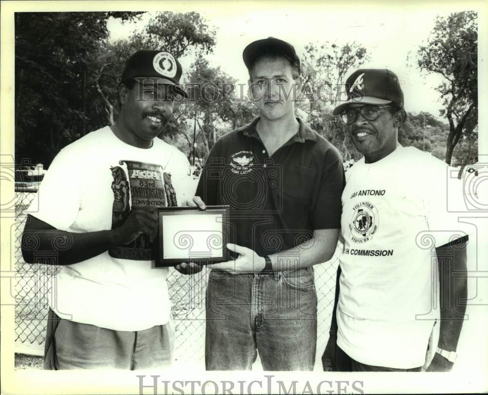 1990 Texas Youth Commission Volunteers Picnic guests, Texas-Historic Images