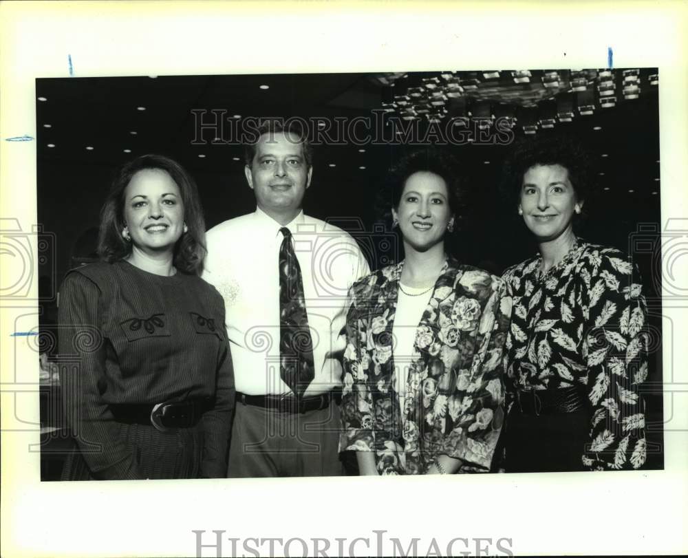 1981 Food Bank Brunch attendees at Plaza San Antonio, Texas-Historic Images