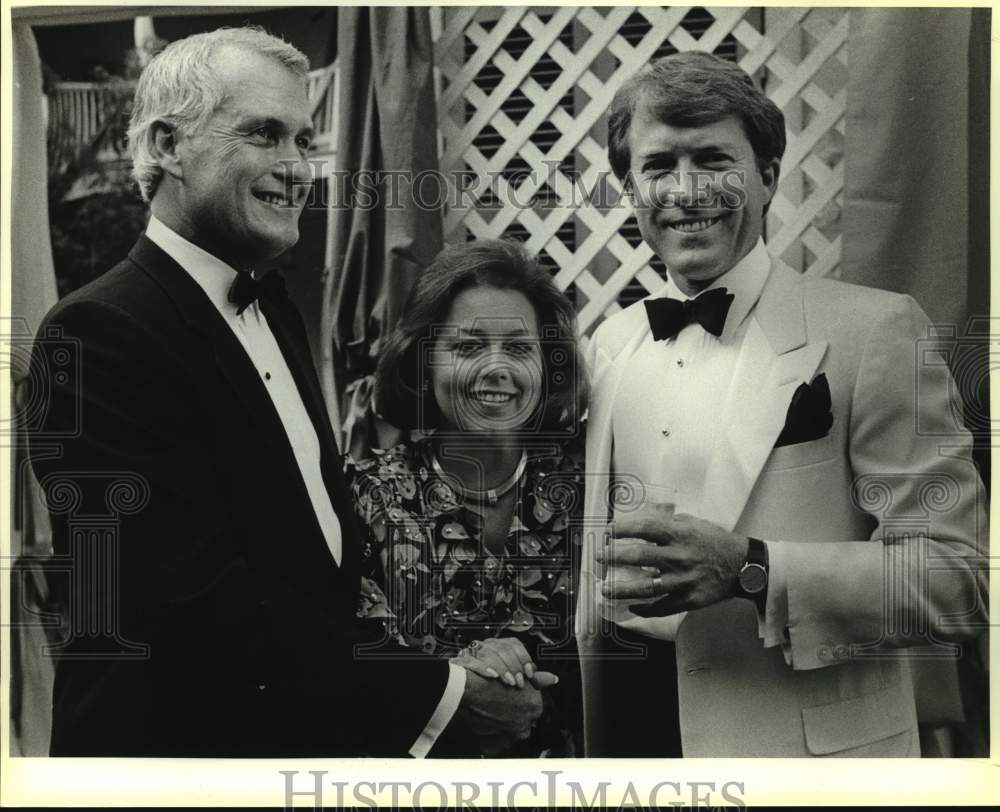 1980 Rupert Hays with Sally and Chad Powell at Craft Center, Texas-Historic Images