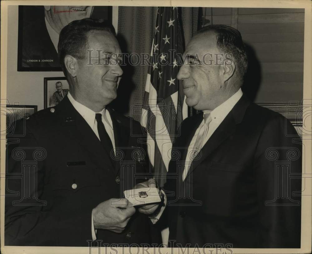 1967 Henry Gonzalez with Lieutenant Sam Strickley-Historic Images