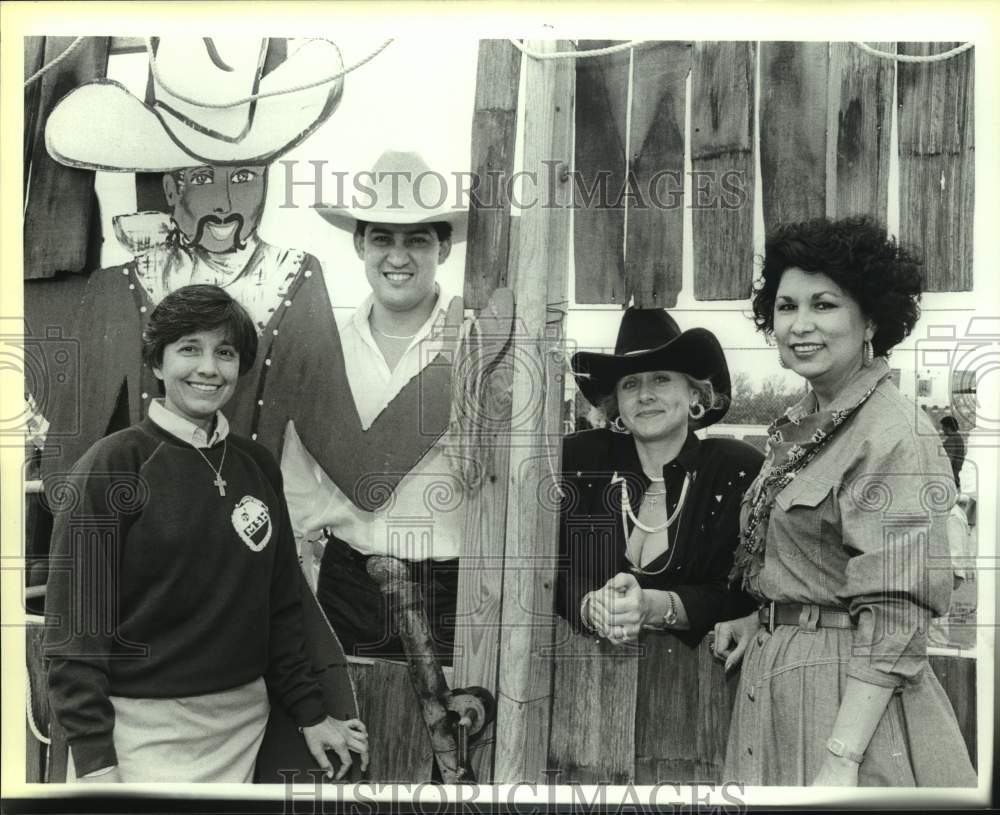 1990 Mt. Sacred Heart School Old West Days Benefit planners, Texas-Historic Images
