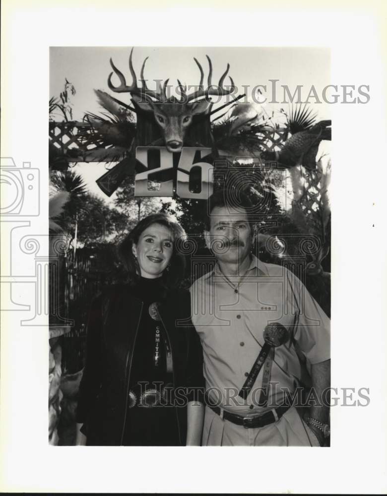 1995 Witte Game Dinner guests at Witte Museum, Texas-Historic Images
