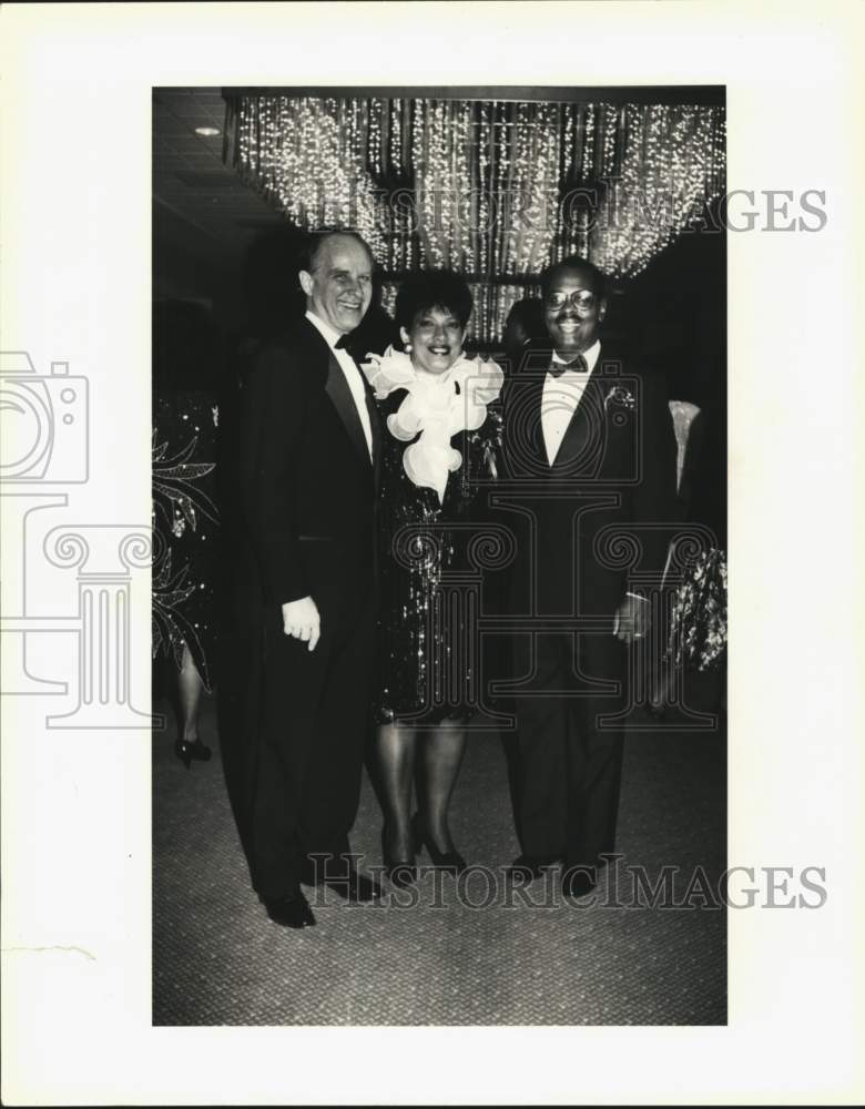 1993 Mayor Wolff and guests at Martin Luther King Jr. Benefit, Texas-Historic Images
