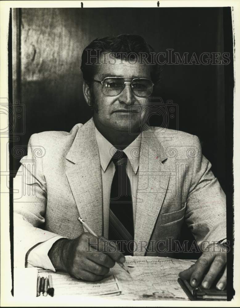 1983 Frank Thompson, Mayor of Helotes, Texas-Historic Images