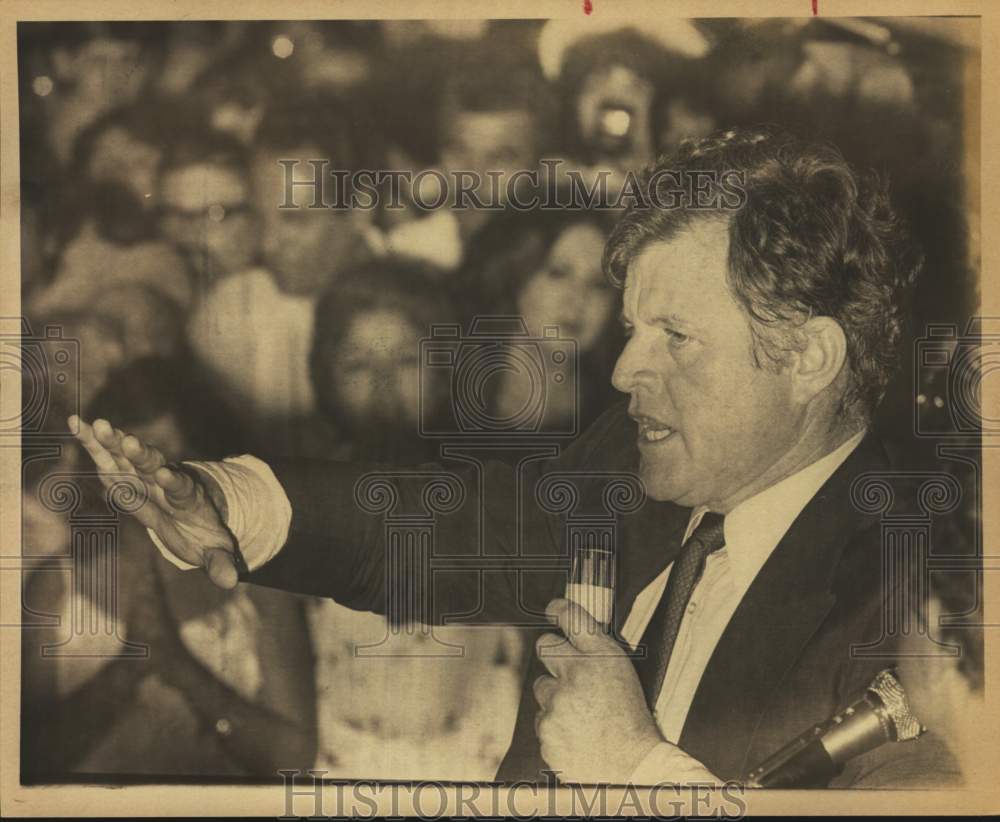 1980 Senator Edward Kennedy campaigning in San Antonio, Texas-Historic Images