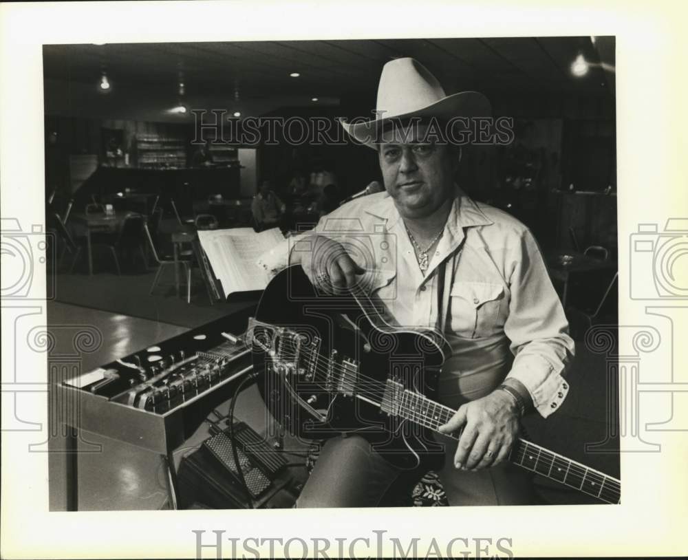 1988 Wayne Thomas, owner of Cornfield Country Steak House, Texas-Historic Images