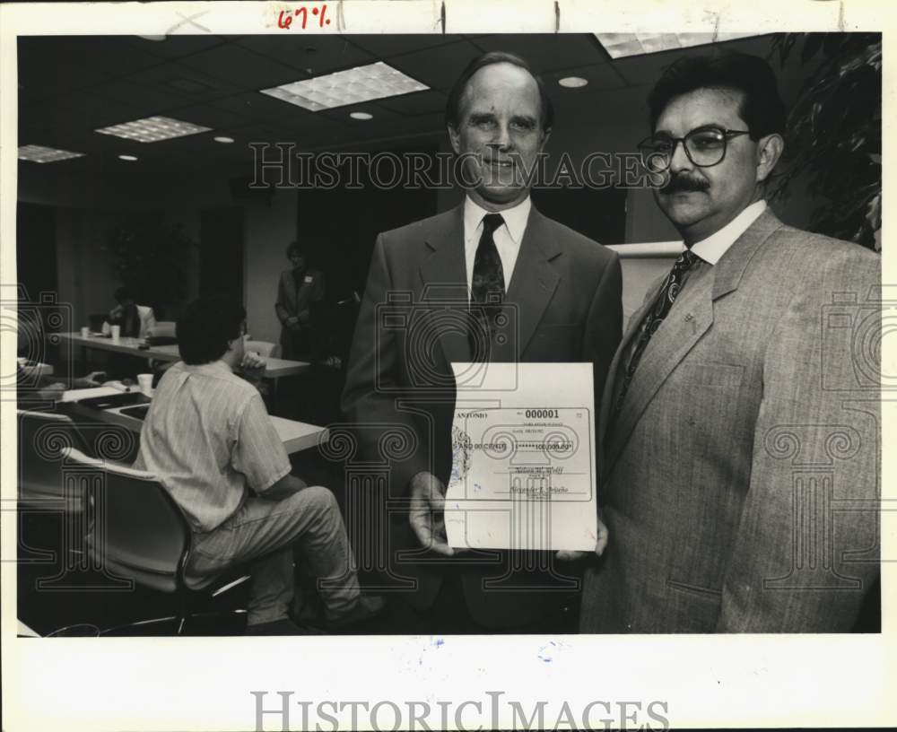 1992 Public Library Foundation fund drive kickoff, Texas-Historic Images