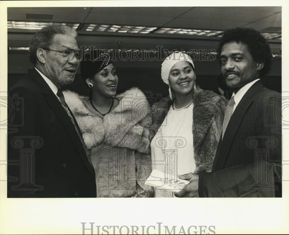 1987 John Rector and guests at Martin Luther King Banquet, Texas-Historic Images