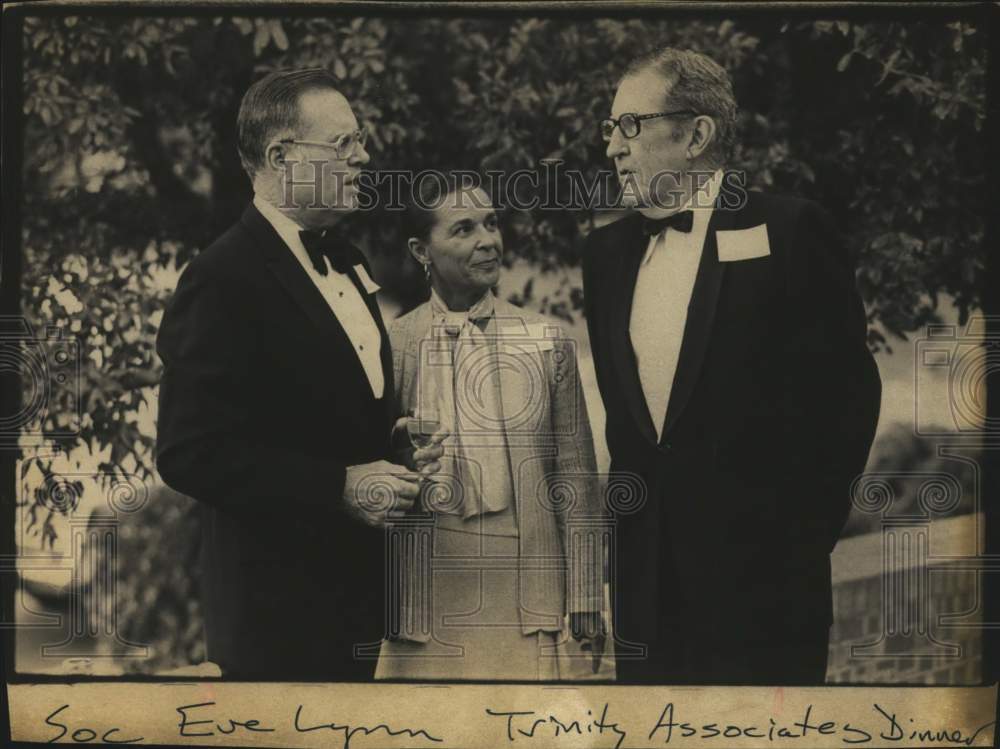 1977 Trinity Associates Dinner guests, Texas-Historic Images