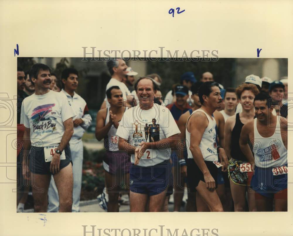 1993 Nelson Wolff at the start of the Mayor&#39;s Race, Texas-Historic Images