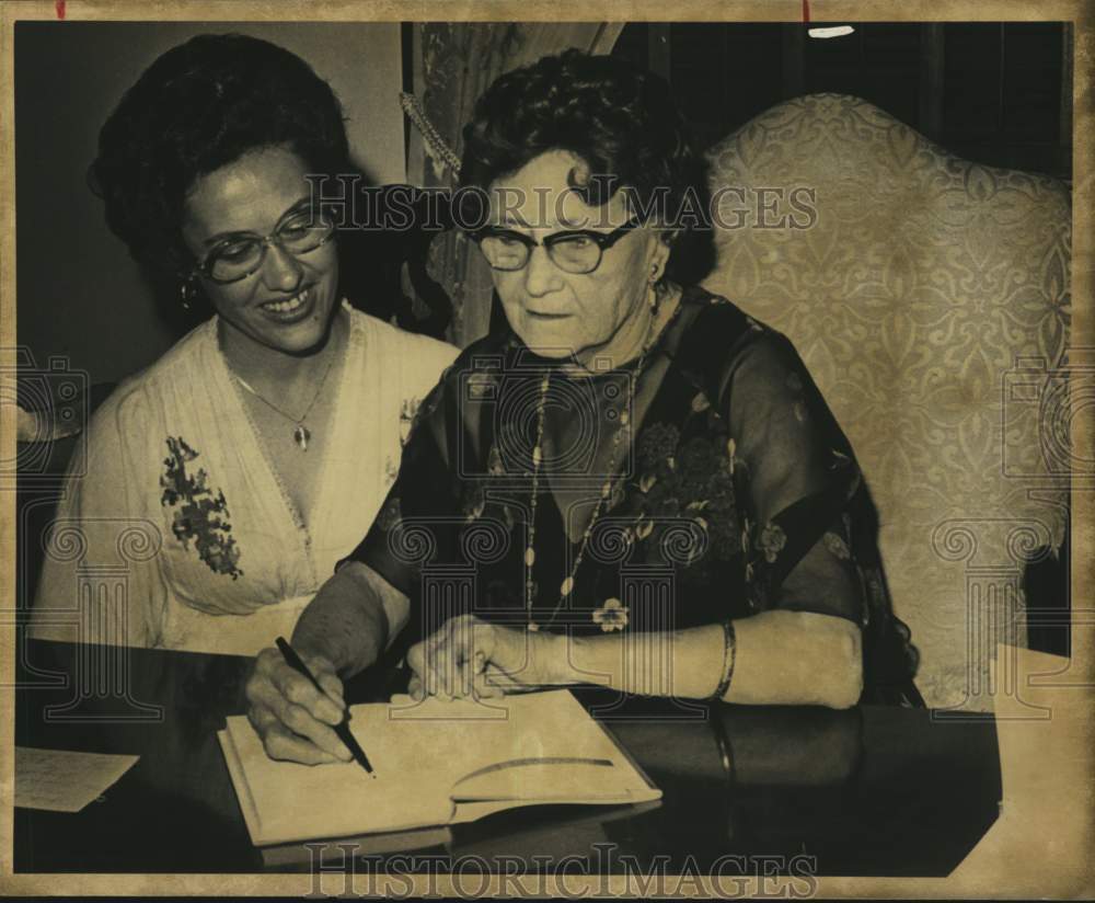 1978 Women&#39;s Club Ladies, Alice Hutson and Waldine Tauch, Texas-Historic Images
