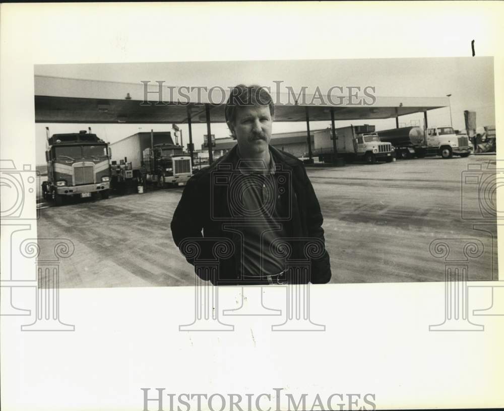 1989 Larry Taylor, Manager at Petro Truck Stop, Texas-Historic Images