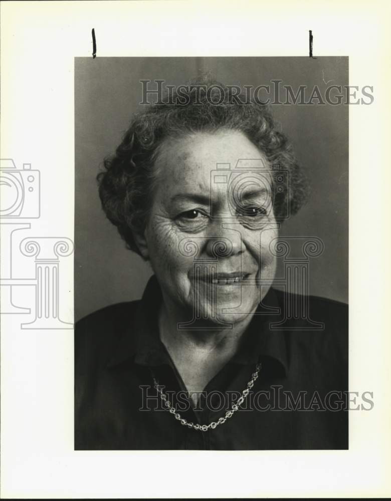 1990 Edith Griffin, winner of &quot;Whose Lips are Whose&quot; contest, Texas-Historic Images