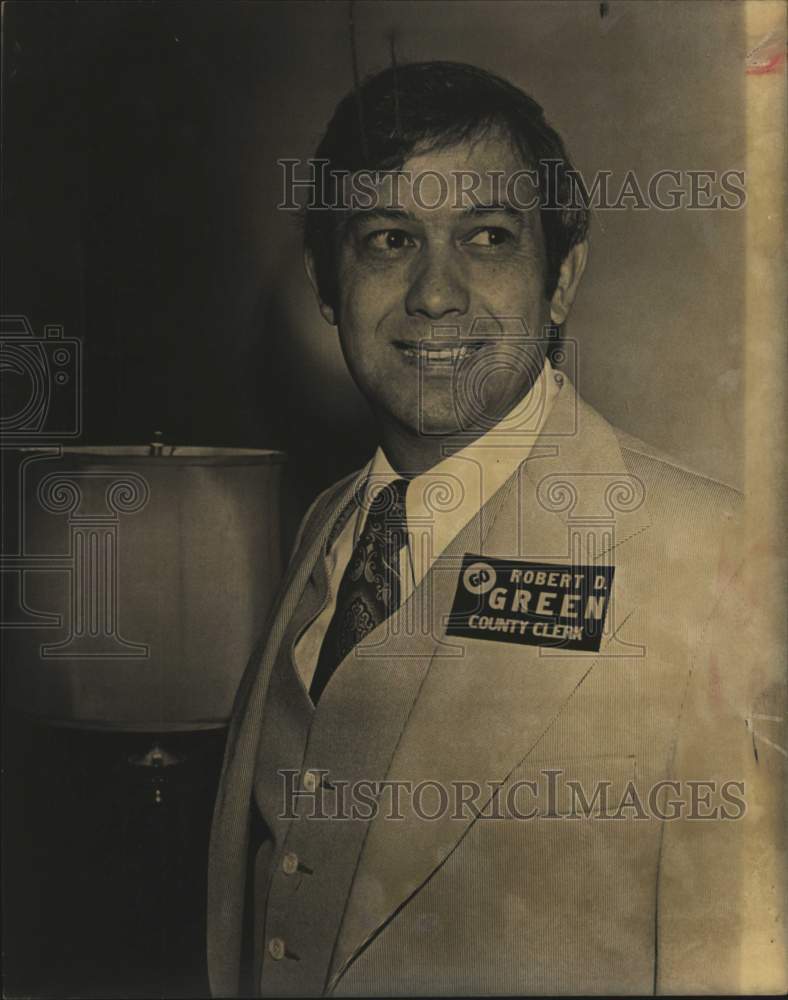1975 Robert D. Green, Interim County Clerk.-Historic Images
