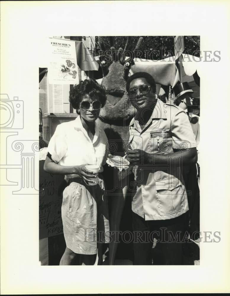 1987 Rosalie Pete, Jerome Harris at Taste of New Orleans Event, TX-Historic Images