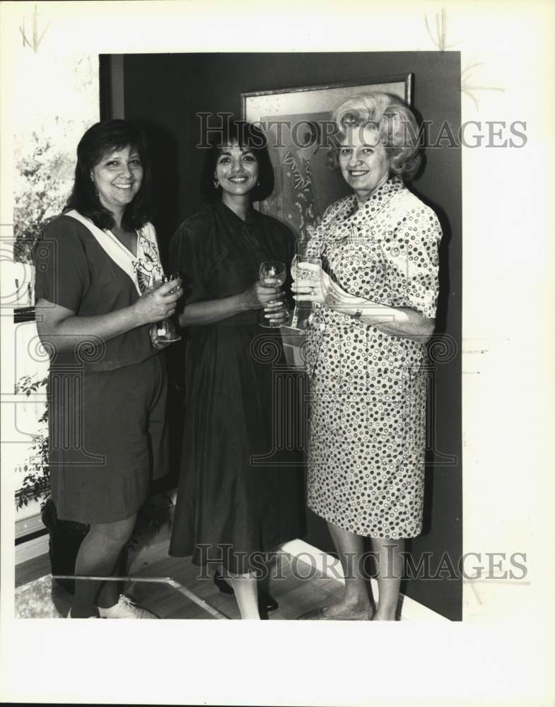 1993 The Inner Wheel vice president, outgoing &amp; new presidents, TX-Historic Images