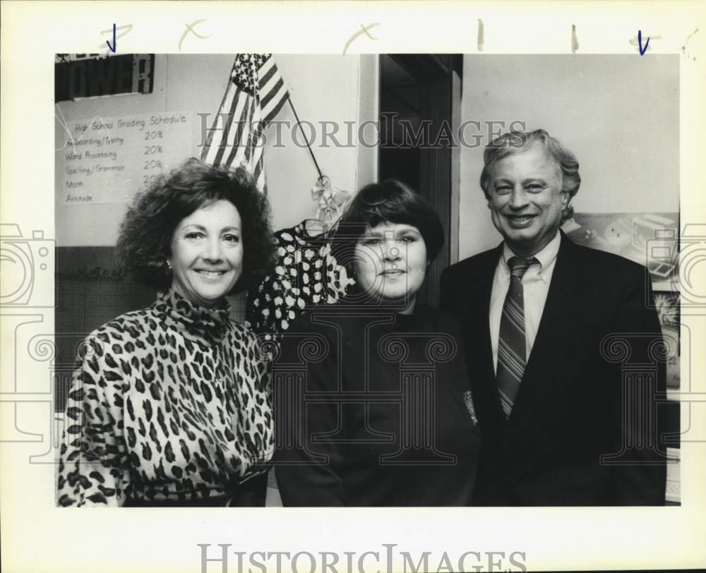 1991 Winston School auction committee members, Texas-Historic Images