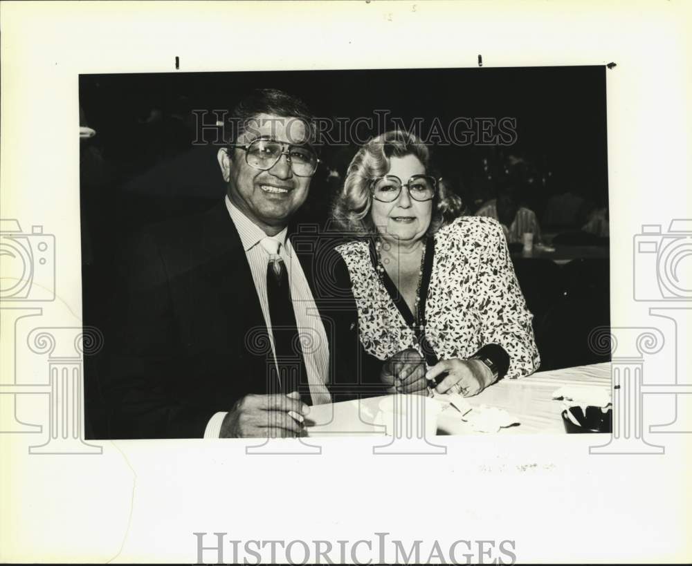 1987 Johnny and Lilian Guerra attend Foodfest at La Villita.-Historic Images