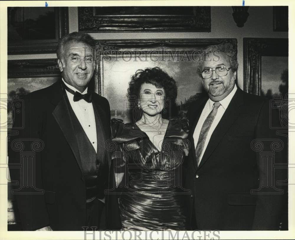 1990 Homer and Olga Guerra with Dr. Eduardo Cabrera at Sonterra.-Historic Images