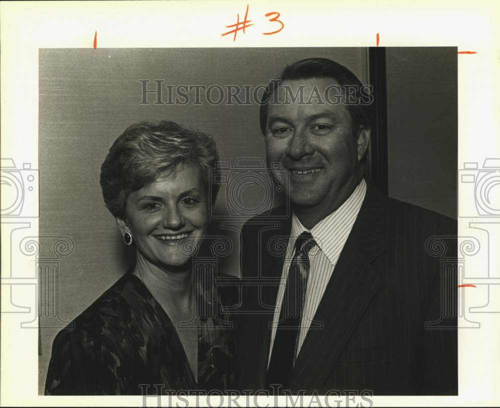 1986 Susan and Denny Hallmark at SABOR installation, Texas-Historic Images