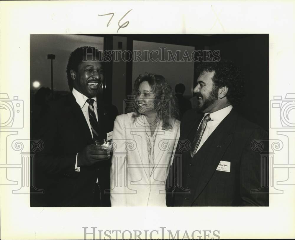 1987 Chamber of Commerce mixer at Woodlakes Country Club, TX-Historic Images