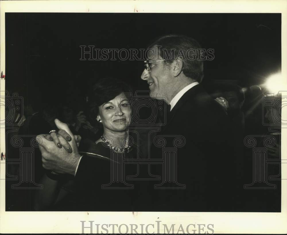 1983 Linda Gale and Governor Mark White at Inaugural Ball.-Historic Images