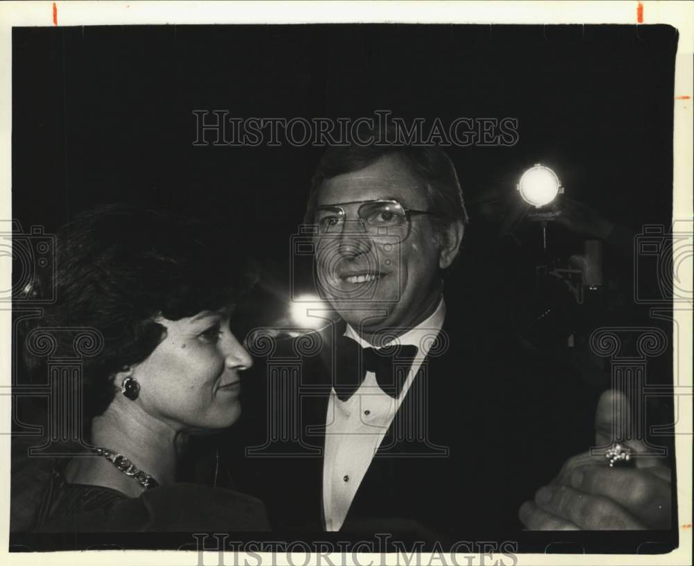 1983 Governor Mark White and wife, Linda Gale, at Inaugural Ball.-Historic Images