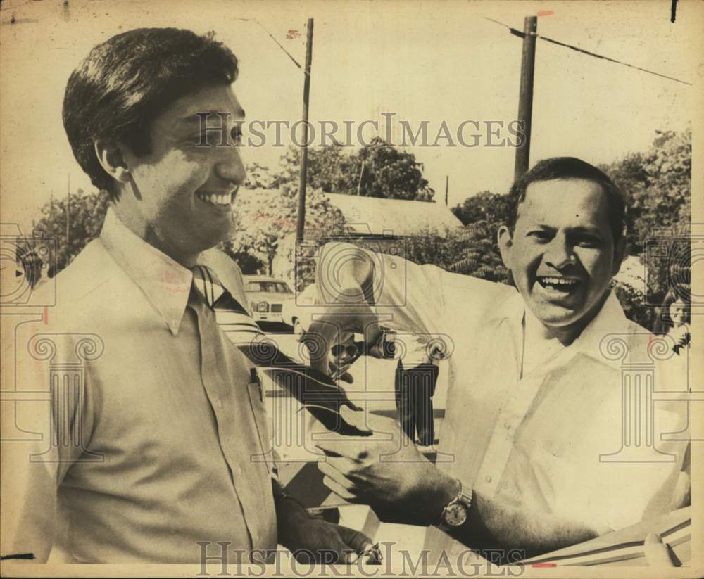 1979 City Councilmen Henry Cisneros and Bernardo Euresta.-Historic Images