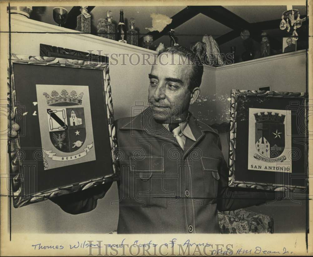 1975 Thomas Wilson and Coats of Arms.-Historic Images