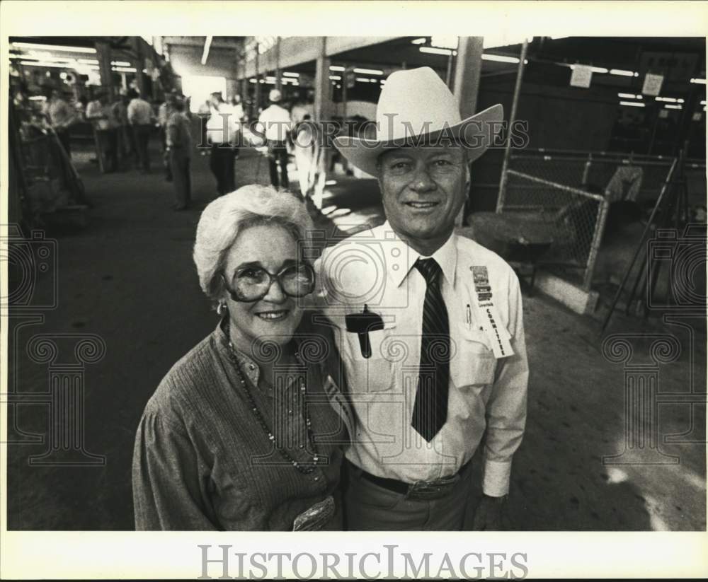 Robert and Shirley Wagner at San Antonio Stock Show, Texas-Historic Images