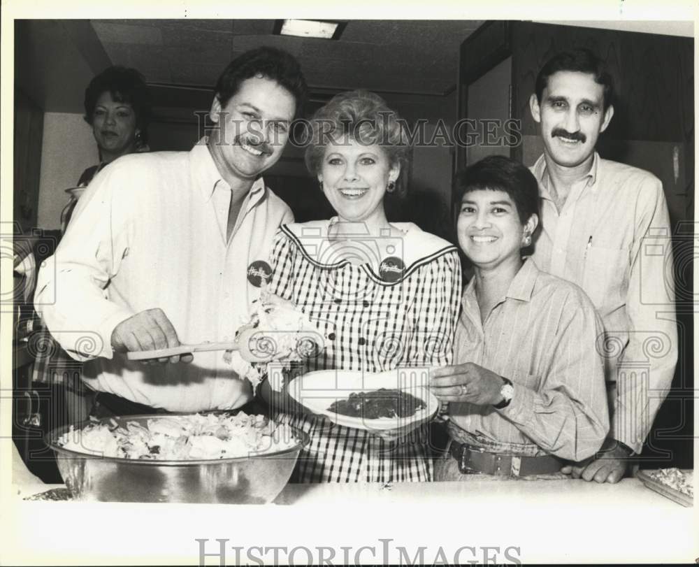 1990 Blessed Sacrament Parish School Spaghetti Dinner Texas-Historic Images
