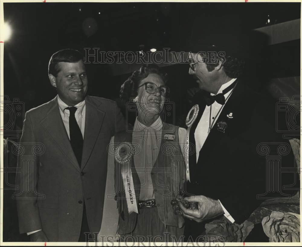 1985 Go Western Gala guests at Freeman Coliseum, Texas-Historic Images