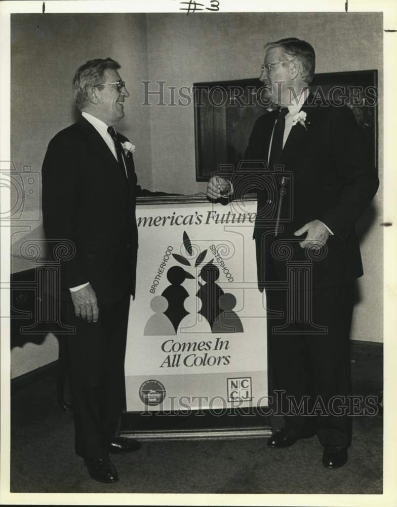 1990 Brotherhood/Sisterhood Awards Banquet committee meeting, Texas-Historic Images